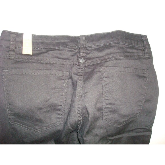 New NWT Womens 8 29 Prana Kara Jeans Skinny Black Out Cuffed Stretch Organic - Picture 6 of 7